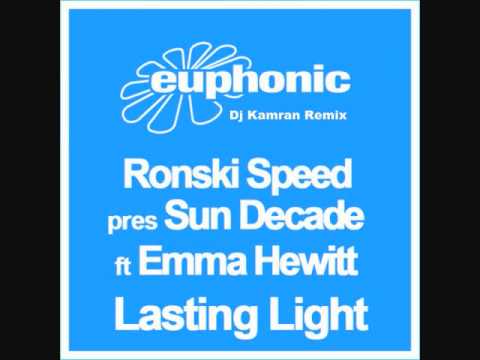 Ronski Speed pres Sun Decade ft Emma Hewitt - Lasting Light (Kamran Remix)