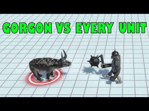 GORGON VS EVERY UNIT! ANIMAL REVOLT BATTLE SIMULATOR! DinoNerds!