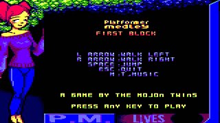 [Amstrad CPC] Platformer Medley First Block - Longplay