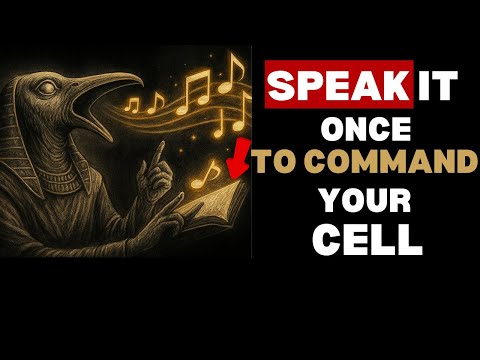 Thoth's FORBIDDEN GRIMOIRE: Your Cells OBEY the SACRED Word (Speak it ONLY ONCE)