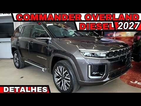 Novo Jeep Commander Overland 2.2 Diesel 2027 por R$275.890 no CNPJ o Suv Diesel + barato do mercado!