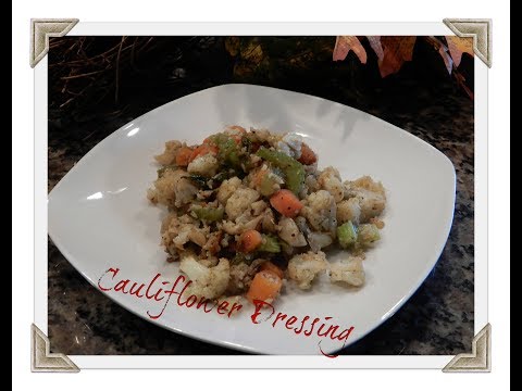 , title : 'Cauliflower Dressing | Healthy Thanksgiving Ideas | #carbfreethanksgiving | CheInspires'
