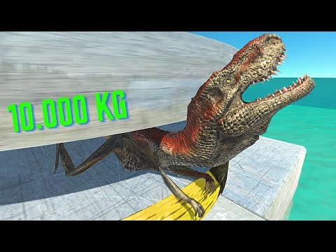 Hydraulic Press vs Random Units - Animal Revolt Battle Simulator