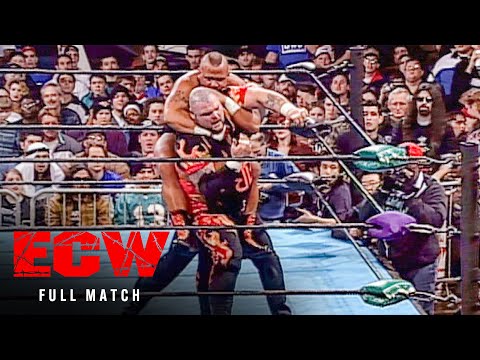 FULL MATCH: Taz vs. Bam Bam Bigelow – ECW Television Title Match: Living Dangerously 1998