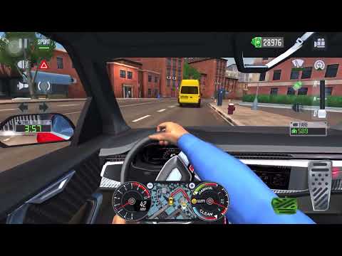 DRIVING IN NEW YORK CITY VIP BMW SPORTS CAR UBER DRIVING AUTO-TAXI GAME-TaxiSim 2020 3D gameplay