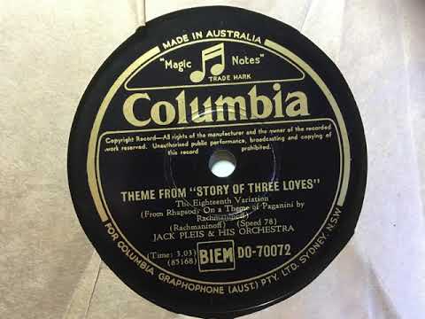 Theme From "Story of Three Loves" - Jack Pleis And His Orchestra (1955)