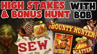 €2500 SLOTS BONUS HUNT & HIGH STAKES PUNT | NEW SLOT SEW & MORE LOOKING FOR A BIG WIN!