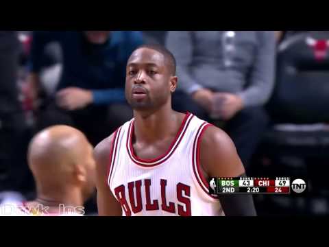 Dwyane Wade Full Highlights 2016 10 27 vs Celtics   22 Pts, 5 Ast, 4 Threes in Bulls Official Debut!