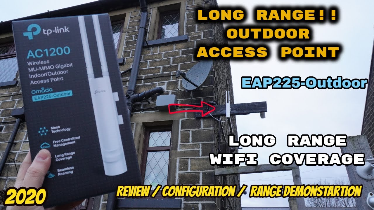 Miniatura da avaliação em vídeo de Ponto de Acesso TP-Link Omada EAP225-Wall AC1200 Gigabit