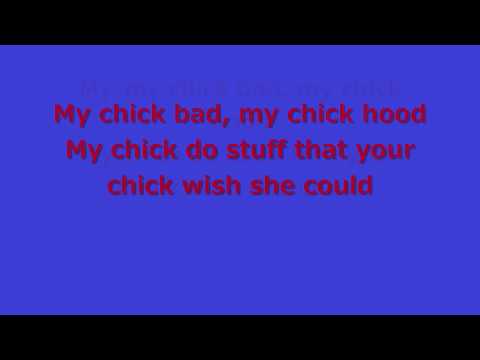 Ludacris Ft. Eve, Trina, Diamond - My Chick Bad  (Remix)  (  Lyrics On Screen  )