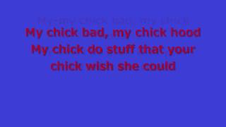 Ludacris Ft. Eve, Trina, Diamond - My Chick Bad  (Remix)  (  Lyrics On Screen  )