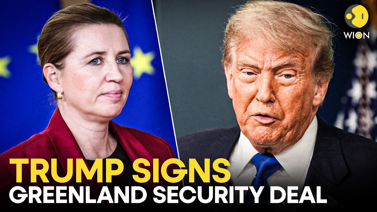 LIVE: Trump Signs Historic Arctic Security Deal With Denmark And Greenland In New York | WION Live
