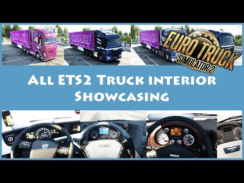 ETS2 1.45 | Showcasing all truck interiors | Which to choose? | Full Comparison | Part 1/4