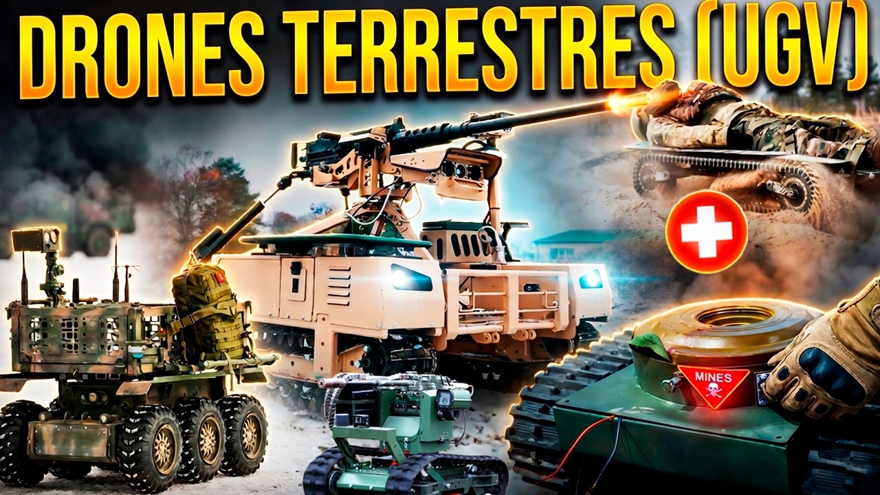 ⬛️ Los DRONES TERRESTRES (UGV) estan DOMINANDO la GUERRA MODERNA! 🤖🎮