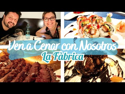 VEN A CENAR CON NOSOTROS *Comiendo en Restaurantes* LA FÀBRICA Vilafranca
