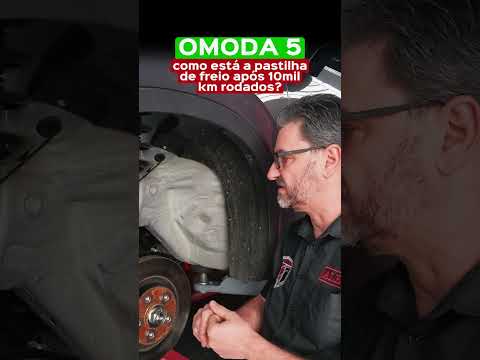 Omoda 5 | Como está a pastilha de freio após 10 mil km rodados?