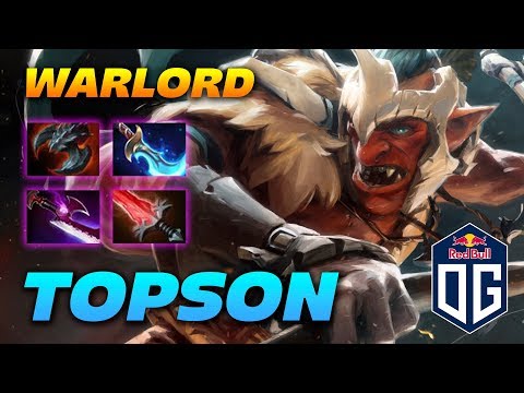 TOPSON TROLL WARLORD - Dota 2 Pro Gameplay