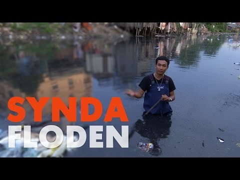 Staden drunknar i plast.