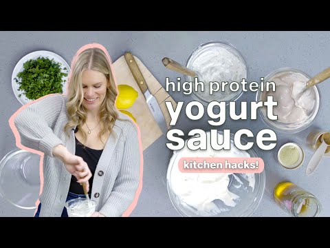 2 High-Protein Yogurt Sauces You’ll Want on Everything (Sweet & Savory)