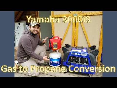 Yamaha 3000iS Generator Gas to Propane Conversion