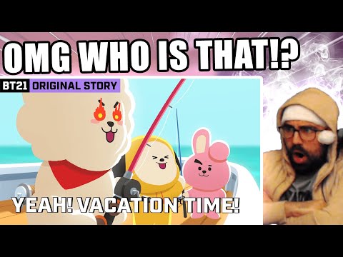 !? - BT21 ORIGINAL STORY S02 EP.03 - YEAH! VACATION TIME! | Reaction