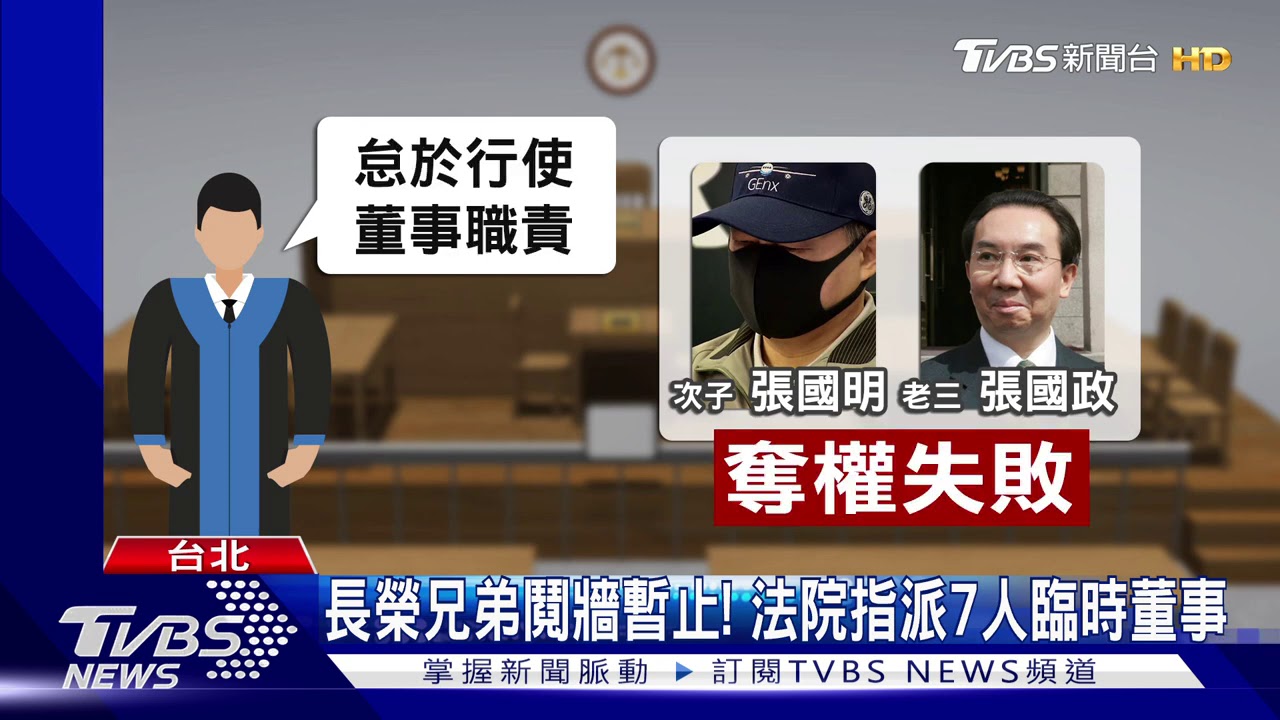 長榮兄弟鬩牆暫止! 法院指派7人臨時董事