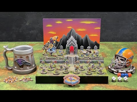 Nevermore Nightmares Blood Bowl team and display