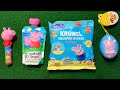 NEW Funny Peppa Pig Candy ASMR Satisfying Lollipop Sweet Surprise Peppa Egg And Toy Unpacking