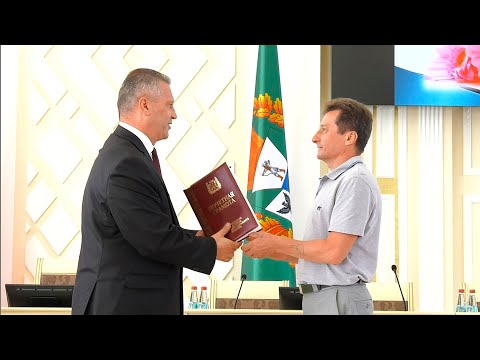 В Гомеле наградили работников торговли региона видео