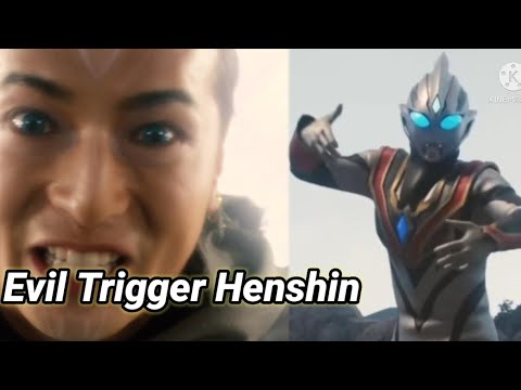 Evil Trigger Transformation Henshin Scene in Ultraman Trigger Episode Z (reupload)