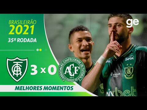 Gols e lances de América-MG x Chapecoense