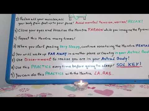 Mantra FARAON to Astral Project easily! (Video 6)