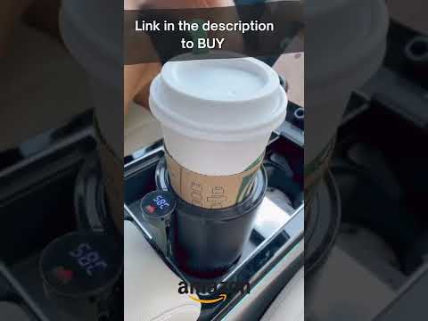 GEEZO 12V/24V Smart Temperature Control Travel Coffee Mug