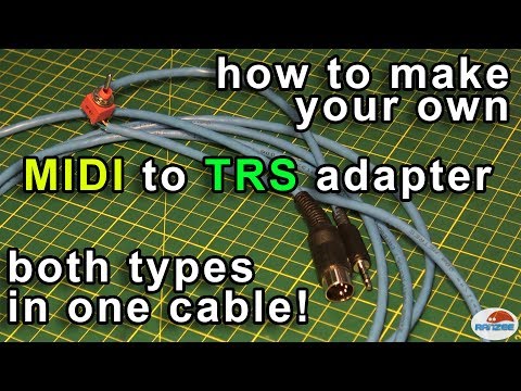 MIDI to TRS adapter with A/B type switch
