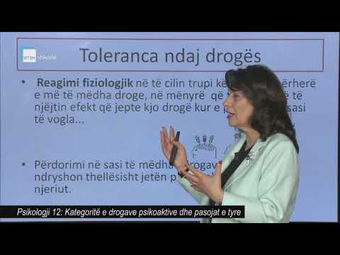 Psikologji 12 - Kategoritë e drogave psikoaktive dhe pasojat e tyre