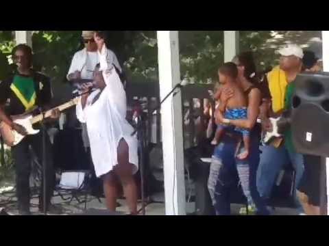 Rashita Kelly and  Kingly T performing Bob Marley Exodus