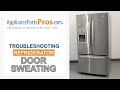 Refrigerator Sweating Outside Top 7 Reasons Fixes Kenmore Whirlpool Frigidaire GE More