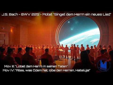 J.S. Bach - BWV 225 - Motet "Singet dem Herrn ein neues Lied" Mov 3 & 4 (Synthesized)