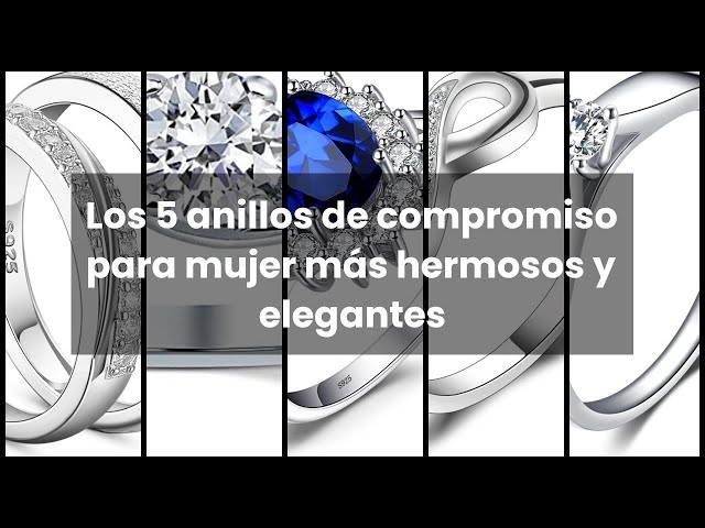 Vídeo relacionado con KALVICA Anillos Plata de Ley 925 para Mujer Anillo Compromiso Alianzas Boda de Circonita Cúbica de Diamantes Simulados Anillos Mujer Plata Ajustables Regalo Aniversario Joyería Personalizada