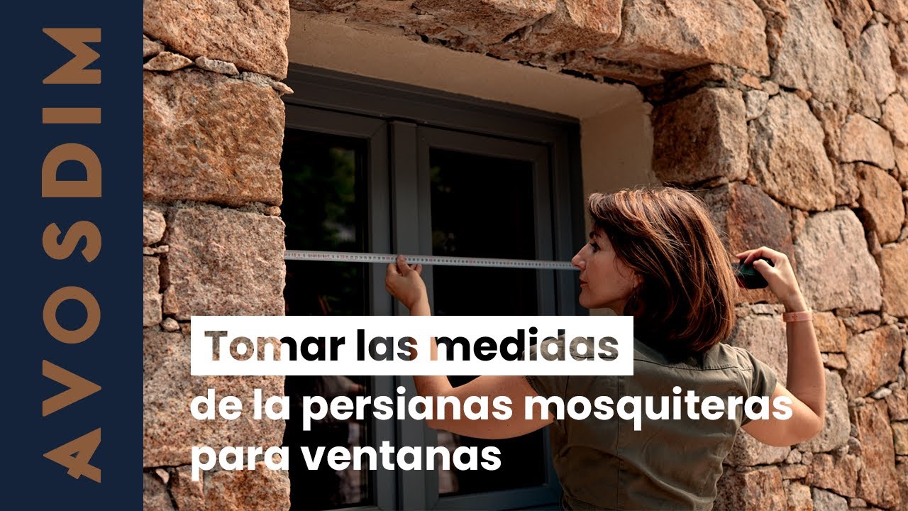  ¿Cómo se miden las dimensiones de la persianas mosquiteras para ventanas?