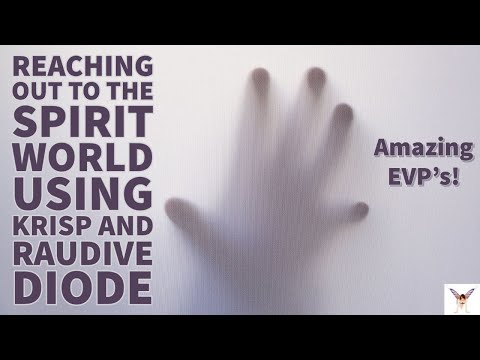 Trying something new to speak to spirit. Raudive diode sound and Krisp