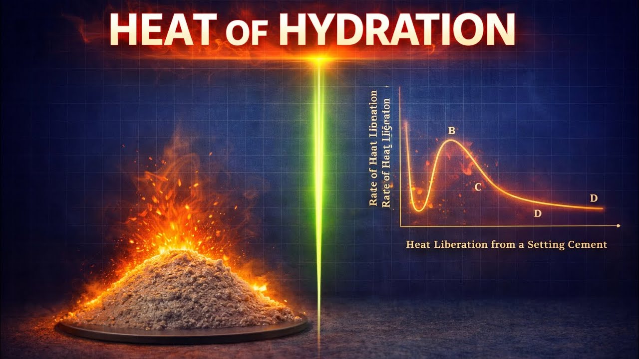 Heat of Hydration of Cement || Hydration of Cement #2 ||