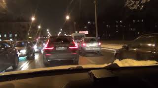 Сплошной завал на перекрестках без законов во время сдачи экзамена в ГИБДД.