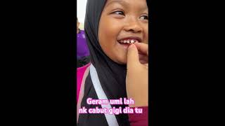 Download lagu Aina Nazril | Geram umi lah nak cabut gigi dia tu mp3