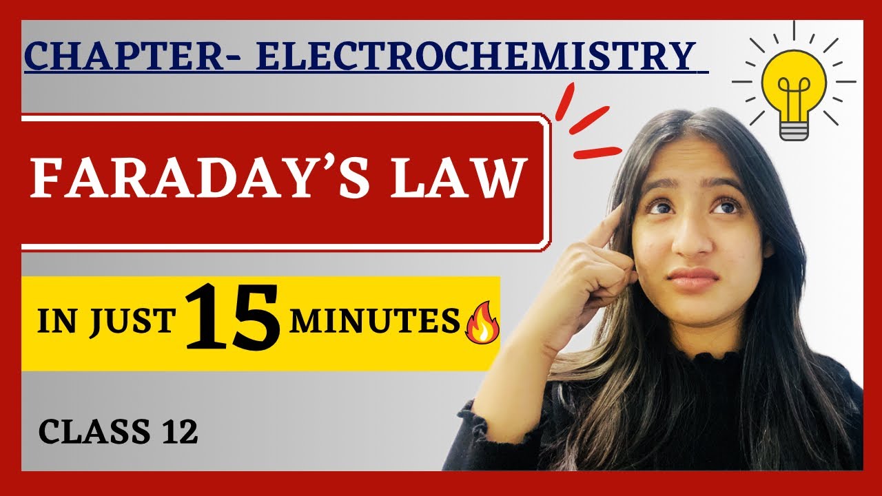 Faraday’s Law of Electrolysis | Electrochemistry | Class 12 | Solutions | ISC/CBSE  | Tapur Omar