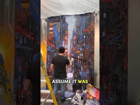 Painting in a Unique Way Does the Results Good? 😲🤯