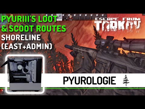 pyuriii's Loot & Scoot Routes: Shoreline Health Resort (Sanatorium) East + Admin, Escape From Tarkov