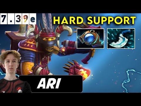 Ari Shadow Shaman Hard Support - Dota 2 Patch 7.39e Pro Player Full Gameplay