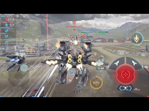 Avalanche Ao Jun breaks bots in Springfield — War Robots