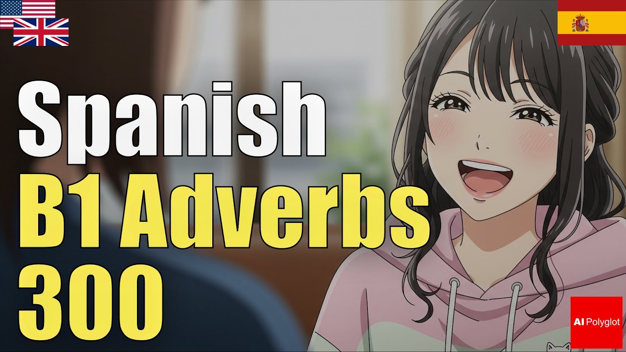 Spanish B1 Adverbs 300 | Natural Listening | Must-Know